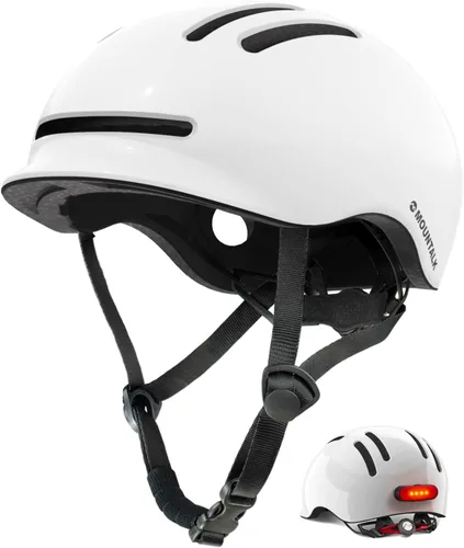 Miniatura 7 de MOUNTALK Cascos de bicicleta para adultos, hombres y mujeres, casco de bicicleta para hombres/mujeres con luz magnética, casco para jóvenes
