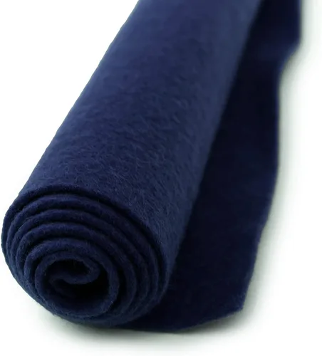 Royal Blue - Sábana de gran tamaño de fieltro de lana, 20% mezcla de lana, 1 sábana de 12 x 18 pulgadas