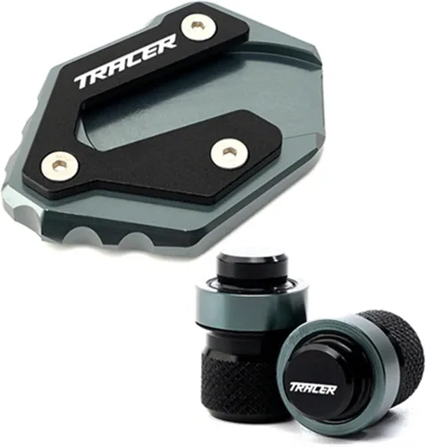 Miniatura 8 de Soporte lateral para motocicleta, placa ampliadora, tapas de aire para Yamaha para Tracer 900 700 Gt para Tracer 9 7 Gt MT-09 SP MT07 (Color A negro)