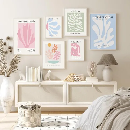 Miniatura 67 de Imágenes abstractas modernas para pared, arte de pared bohemio y neutro, arte de pared de línea minimalista, arte de pared beige, negro y marrón