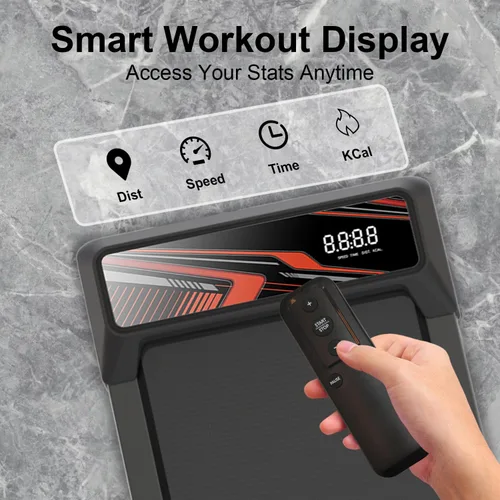 Miniatura 7 de Under Desk Treadmill, Walking Treadmill Pad, 2.5 HP 265 Lbs Low Noise Walking Pad Incline LED Display with Remote Control Walking Jogging Running