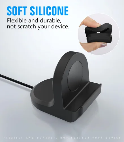 Miniatura 4 de MoKo Soporte de cargador compatible con Samsung Galaxy Watch 8 7 6 5 1.575 in 1.732 in/8 Classic 1.811 in/Ultra/6 Classic 1.693 in 1.850 in/5 Pro