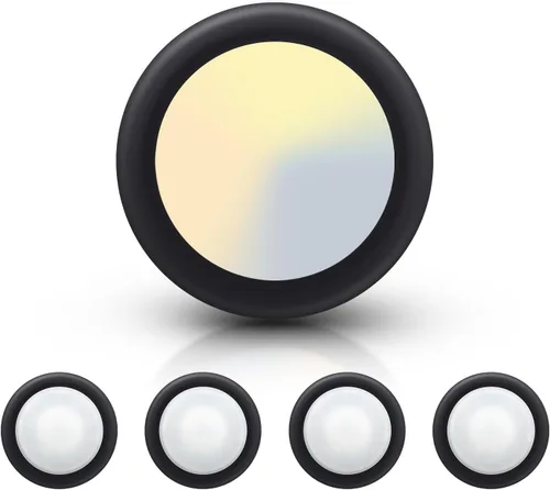 Miniatura 12 de ECOELER Luz LED de disco de montaje al ras de 5/6 pulgadas, 16.5 W, 1000 lúmenes, luz diurna de 5000 K, luz descendente regulable de montaje