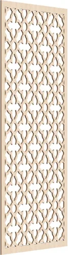 Miniatura 150 de Madison Paneles de pared decorativos de madera con calado, 9 3/8 pulgadas de ancho x 24 3/8 pulgadas de alto x 3/8 de alto, roble rojo rojo (Red Oak)