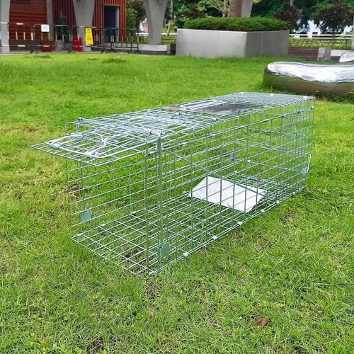 Miniatura 5 de Trampa plegable y colapsable para animales vivos de PULOMI. Kit de captura sin matar para atrapar y liberar roedores, conejos, gatos callejeros
