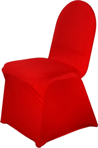 Miniatura 5 de Balsa Circle 6 fundas elásticas de elastano beige para sillas de banquete, protector de asiento extraíble, lavable, suministros de fiesta, boda