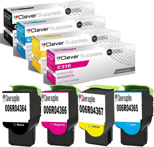 Miniatura 288 de CS compatible Xerox Phaser 6510/WorkCentre 6515 (106r03480) 2 cartuchos de tóner negro para Phaser 6510, WorkCentre 6515 2 negro