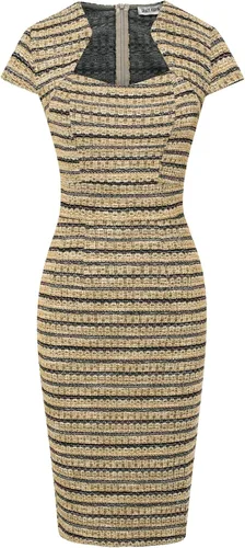 GRACE KARIN Precioso vestido de tubo de trabajo para mujer, manga casquillo, vestido sexy ajustado