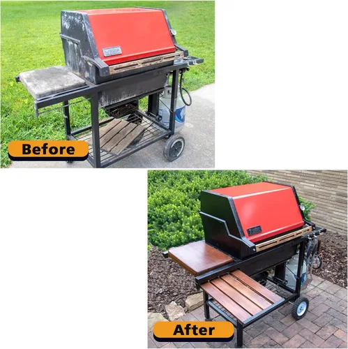 Miniatura 8 de NADAMOO Pintura en aerosol de alta temperatura para metal, acabado mate, para barbacoa y estufa, resistente a altas temperaturas hasta 2000 °F, 1