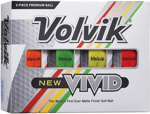 Miniatura 5 de Volvik Juego de 3 pelotas de golf de color mate de alta visibilidad, 3 docenas (36 bolas)