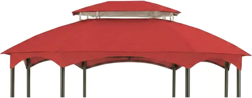 Miniatura 10 de Garden Winds Cubierta superior reforzada RipLock 350 de repuesto compatible con Manhattan 10' x 12' Gazebo Modelo L-GZ1138PST - Beige