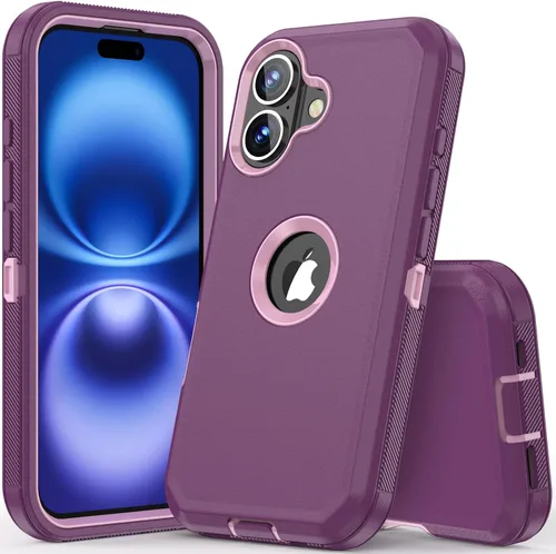Miniatura 27 de COOYA Funda para iPhone Air de Protección Completa del Cuerpo contra Caídas, Funda Resistente a Prueba de Golpes de 3 Capas, Híbrida de Servicio