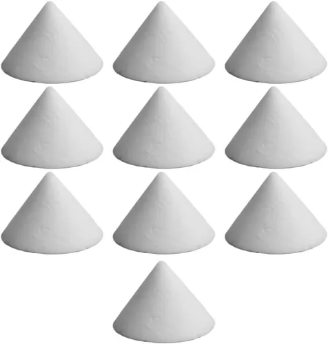 VILLCASE 10 Uds de cerámica para uñas de cerámica horno de cerámica de cerámica almohadilla refractaria horno papel metal soporte cerámica horno