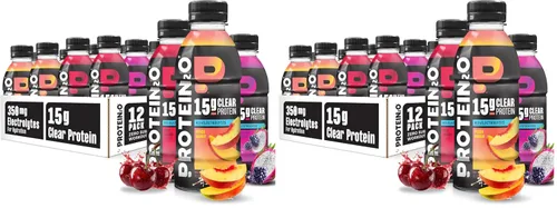 Miniatura 15 de Protein2o - Bebida a base de agua con infusión de 15 gramos de proteína de suero, sabor cereza, botella de 16.9 oz (paquete de 12)
