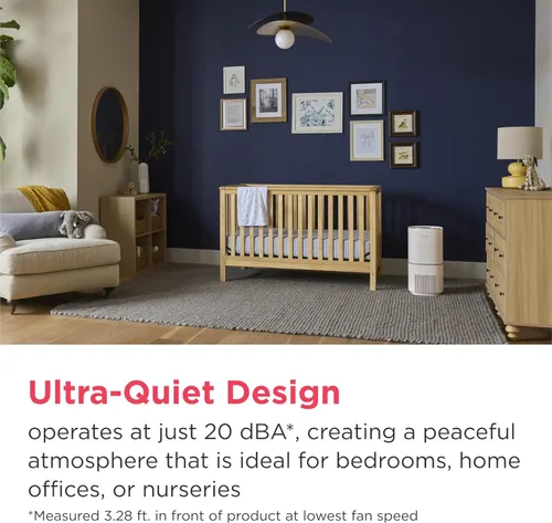 Miniatura 10 de Frigidaire PureA300 XL purificador de aire HEPA con Wi-Fi para habitaciones grandes, cubre hasta 1,685 pies cuadrados, filtración de 3 etapas