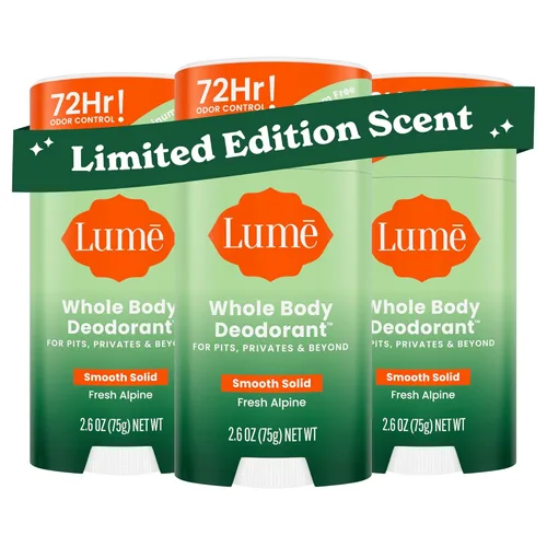 Miniatura 27 de Lume Desodorante para Todo el Cuerpo - Barra Sólida Suave - Control de Olor de 72 Horas - Sin Aluminio, Sin Bicarbonato de Sodio y Seguro