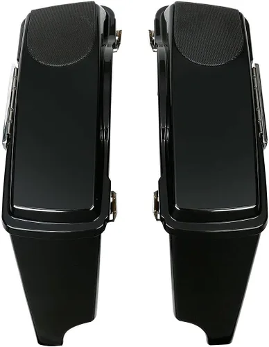 Miniatura 5 de Kit de soporte de conversión para alforjas extendidas de 4" TCMT, compatible con Harley Heritage Softail Fatboy FLSTF Breakout 1984-2017, negro