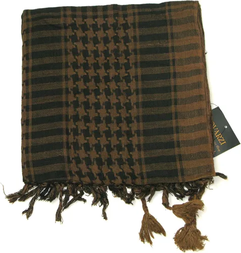 Miniatura 76 de LOVARZI Shemagh Cottons Arab Keffiyeh - Bufanda militar táctica para cabeza y cuello