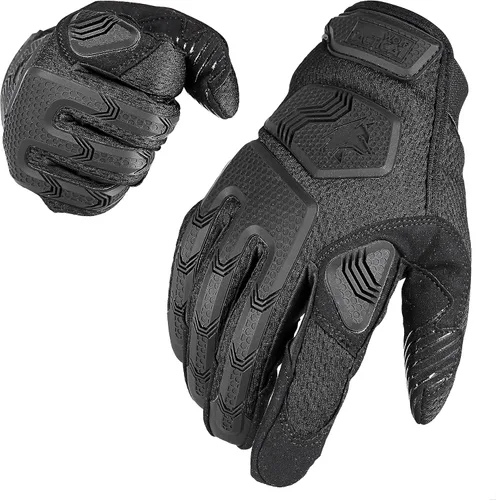 WOLF TACTICAL Guantes de tiro tácticos para hombres, guantes militares, guantes de airsoft para paintball, combate, ejército, pantalla táctil