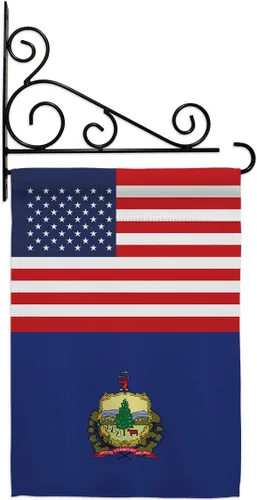 Miniatura 8 de US Vermont Garden Flag Americana States USA American Territories Republic Small Decorative Gift Yard House Banner Double-Sided Made In 13 X 18.5