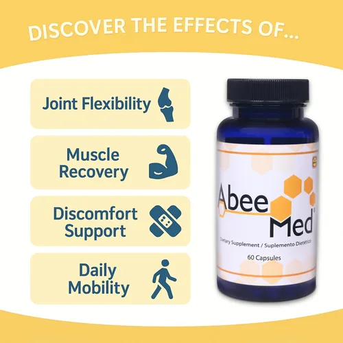 Miniatura 3 de AbeeMed Bee Venom Cápsulas – Suplemento natural de apitoxina con miel de manuka – Inflamación y apoyo a la movilidad, molestias articulares