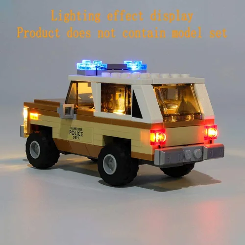 Miniatura 6 de GEAMENT Kit de luces de versión mejorada para Stranger Things The Upside Down - Compatible con el modelo de bloques de construcción Lego 75810