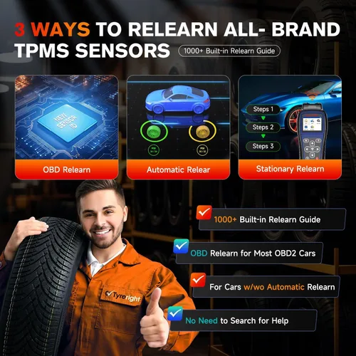 Miniatura 5 de Autel MaxiTPMS TS501 PRO, herramienta de programación TPMS 2026 Igual que TS508, hasta TS501 TS408S, Relearn Activate 99% TPMS Sensores, Program