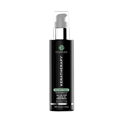 KERATHERAPY Bamboo Miracle - Tratamiento acondicionador todo en uno, 6 onzas, 6.0 fl oz – Fortalecedor vegano sin enjuague con baobab, semillas de