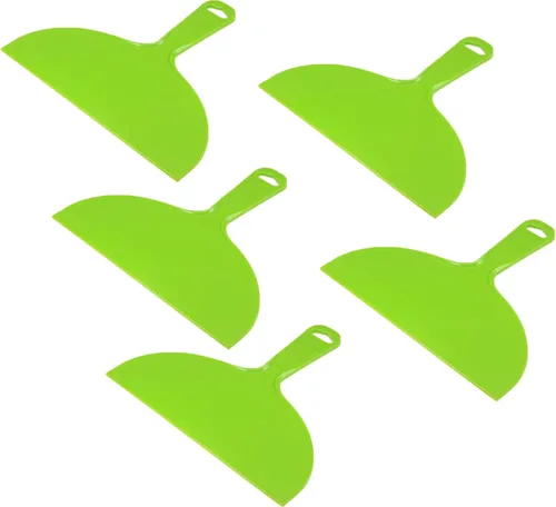 Miniatura 14 de 5 espátulas de masilla flexibles de plástico de 8 pulgadas, paquete de gran tamaño, desechable, herramienta de raspador de pintura de plástico
