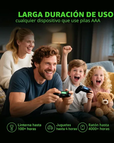 Miniatura 2 de EBL Baterías AAA recargables (16 unidades) Ready2Charge 1100mAh 1.2V Batería Ni-MH