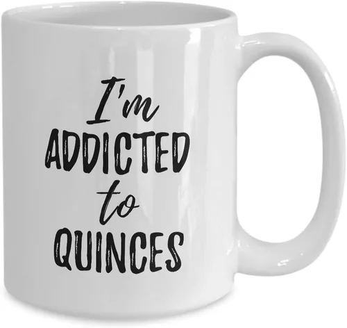 Miniatura 2 de I'm Addicted To Quinces Mug Funny Food Lover Gift Coffee Tea Cup Large 15 oz