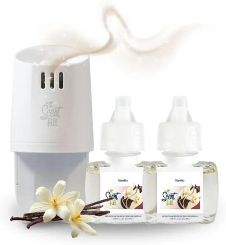 Miniatura 31 de Scent Fill Ambientador Enchufable de Naranja y Clavo, Repuestos de Aceite Perfumado, 2 Repuestos + Difusor