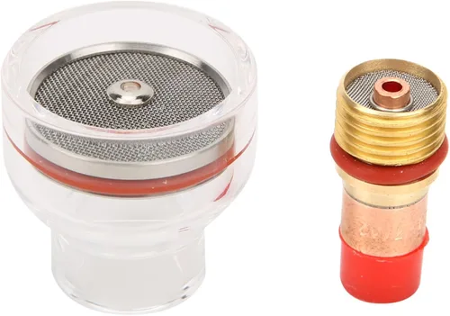 Miniatura 7 de Garosa Antorcha de lente de gas Collet Body Glass Cup Soldadura Kit de antorcha Accesorios para antorcha WP-17/18/26 Accesorios de antorcha Piezas