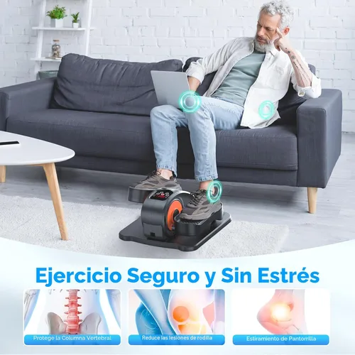 Miniatura 5 de GUGTTR Under Desk Elliptical Machine, Electric Elliptical Leg Exerciser for Seniors Fully Assembled, Quiet & Portable Electric Seated Pedal