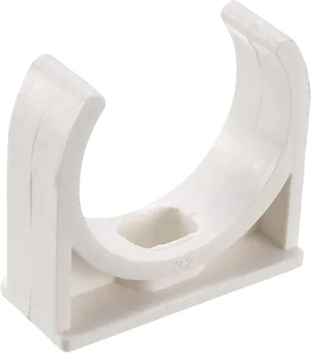 Miniatura 10 de 80 abrazaderas para tuberías de agua de PVC en forma de U, clips para tubos de 1/4 de pulgada (0.630 in), bandejas de TV, soporte de tubo Pex