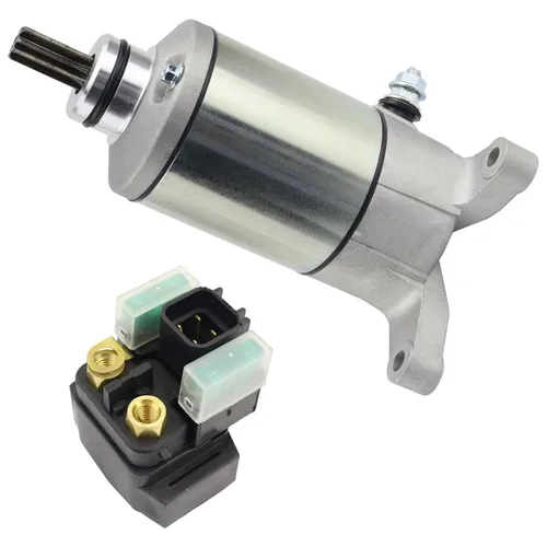 Miniatura 8 de Motor de arranque con relé para motocicleta Suzuki SV650 1999-2002, 31100-19F00 31100-19F10 31100-48E00