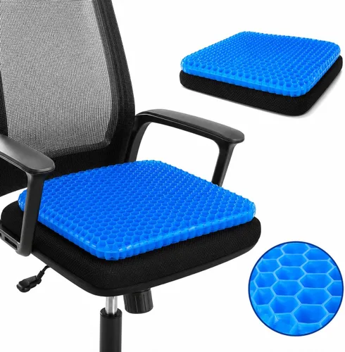 Pampkin - Cojín de asiento de gel TPE – Alivio ergonómico del dolor para la ciática, el coxis, la cadera y el dolor de espalda baja – Funda