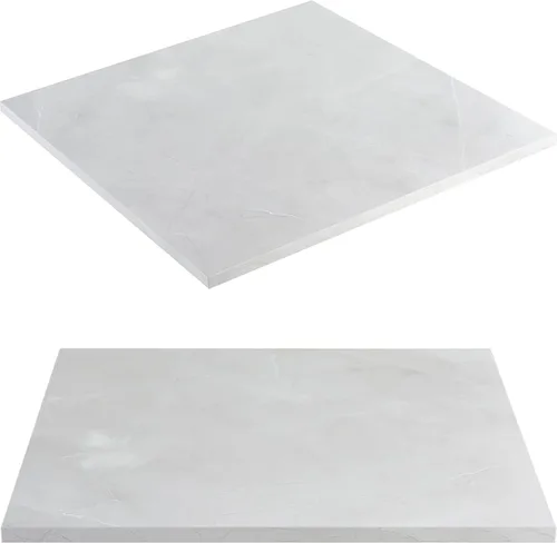 Miniatura 18 de Kaboon Mesa universal de 24 x 24 pulgadas, paquete de 2, solo encimera reversible de melamina, uso doméstico o comercial en interiores, 1 pulgada