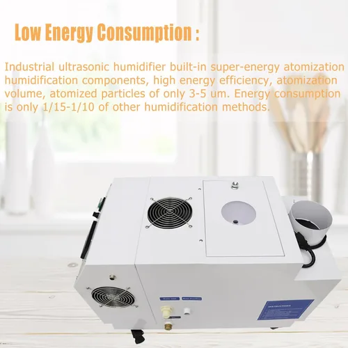 Miniatura 4 de Humidificador industrial 13.2 lbs/h Humidificador ultrasónico de invernadero humidificador portátil continuo Cool Mist Maker comercial con agujero