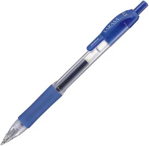 Miniatura 7 de ZEBRA B-JJ3-BK Bolígrafo de gel, Sarasa, 0.5, negro, 10 bolígrafos Negro 10pcs