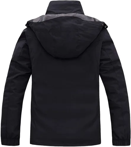 Miniatura 2 de Wantdo - Chaqueta impermeable 3 en 1 para mujer, abrigo de invierno cálido, resistente al viento, chaqueta de snowboard con capa de puffer