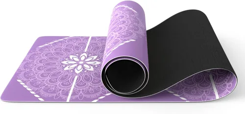 Miniatura 9 de FOLAI Esterilla de yoga extra gruesa de 6 mm - Esterilla de ejercicios antideslizante para HIIT, pilates y entrenamientos en casa con correa