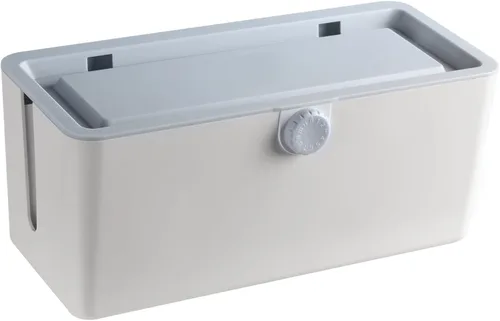 Miniatura 7 de KinderSense Caja de organización de cables – Organizador de cables con cerradura a prueba de niños – Ocultador de cables para ocultar cables, tiras