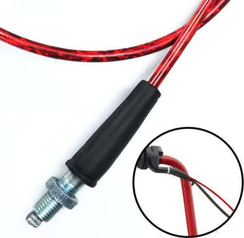 Miniatura 4 de HOLATO Cable de acelerador de 50'' para Predator 212cc 6.5hp Coleman CT100U CT200U BT200X Baja Warrior Doodlebug Db30 Mb165 Mb200 MOTOVOX MBX10 Rojo