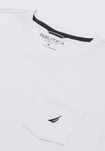Miniatura 5 de Nautica Camiseta de manga corta con cuello redondo y bolsillo para hombre