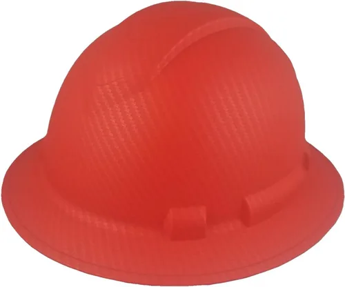 Miniatura 25 de Texas America Safety Company Casco duro RIDGELINE de ala completa con ajuste de perilla de 6 puntos y bolsa Azul ventilado