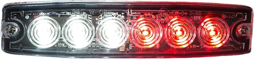 Miniatura 8 de Buyers Products 8892210 Luz estroboscópica LED de 5" ámbar/verde, 6 LED, 23 patrones de flash, carcasa de aluminio, luces de advertencia