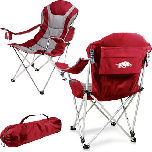 Miniatura 8 de Picnic TIME NCAA Arkansas Razorbacks Reclining Camp Chair - Beach Chair for Adults - Sports Chair with Carry Bag