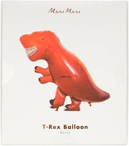 Miniatura 3 de Meri Meri Globo de aluminio T-Rex (paquete de 1)