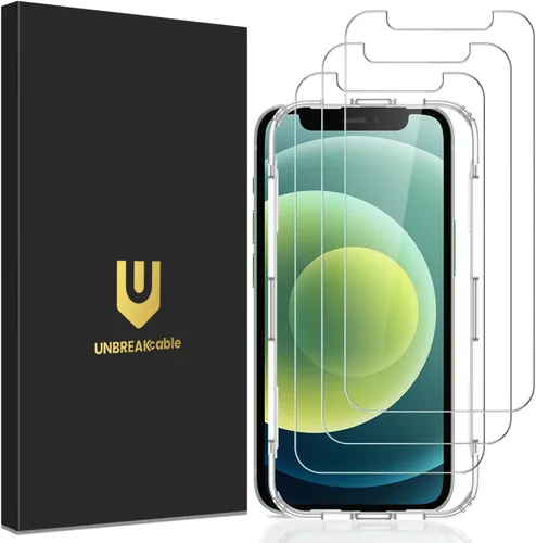 Miniatura 16 de UNBREAKcable Paquete de 3 protectores de pantalla para iPhone 17 Pro Max, vidrio templado doble inastillable [marco de fácil instalación]